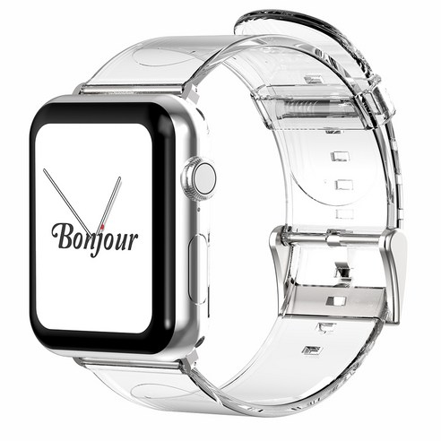 미아크 애플워치 비치 클리어 스트랩 밴드 38 / 40 / 41 mm호환