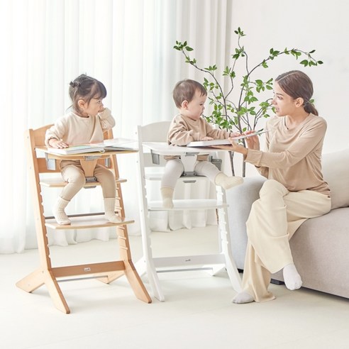 아이의 성장과 함께하는 특별한 의자, 고이터 유아용 Syt 원목 하이체어 2.0
