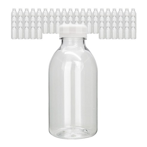 미르 투명 페트병 신형 우유 병뚜껑 500ml, 72개