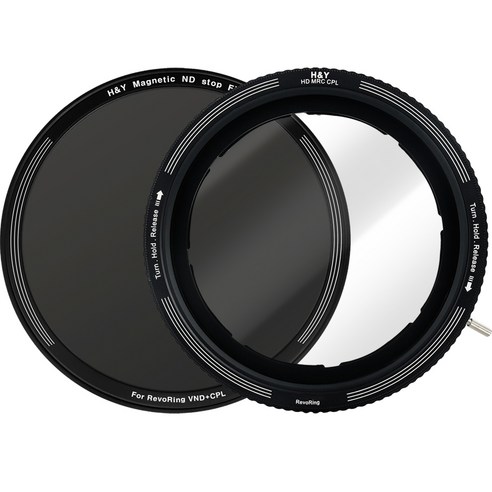 에이치앤와이 레보링 CPL 67-82mm + ND16 마그네틱 클립온 필터