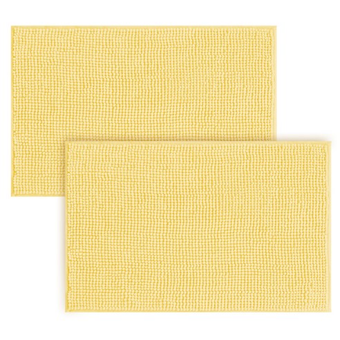 네이쳐리빙 모던데일 뽀송 욕실 발매트 2p, 버터