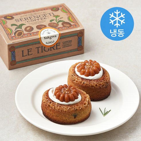 세렝게티커피 약과 티그레 (냉동), 70g, 2개입, 1개