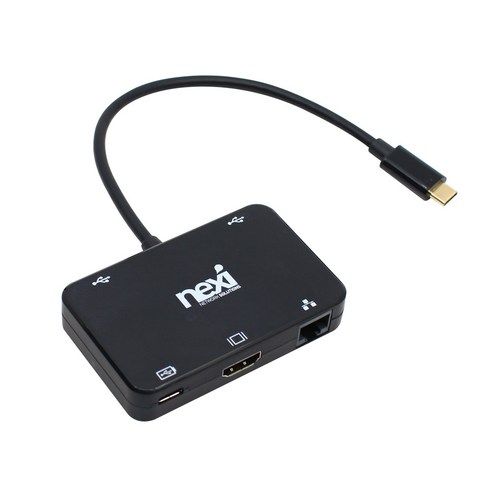 넥시 USB3.1 C 타입 멀티스테이션 USB허브 NX-U31MS