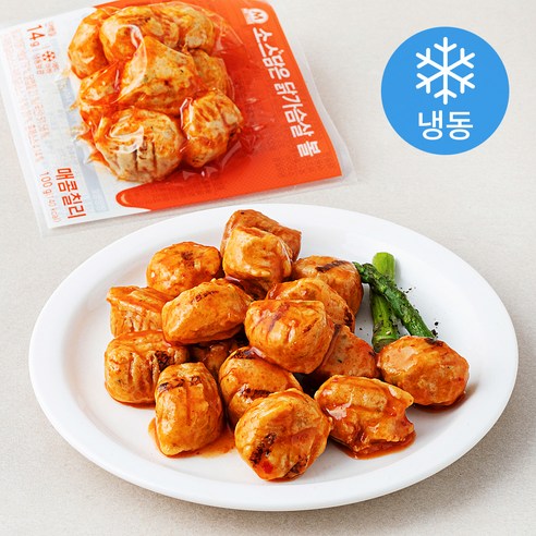 미트리 소스담은 닭가슴살 볼 매콤칠리 (냉동), 100g, 1팩