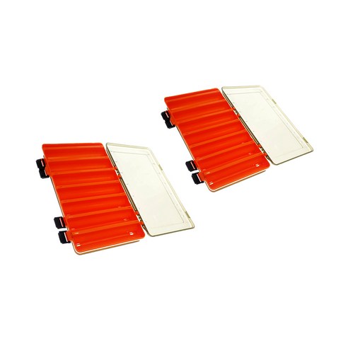 부스마켓 크로스 보더 양면 미끼 상자 2p, Orange