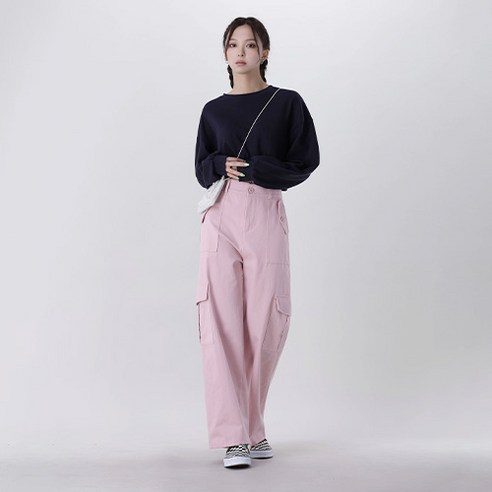 褲子 闊褲 女褲 女闊褲 滿褲 女工裝褲 女褲 綁帶褲 女綁帶褲 綁帶褲
