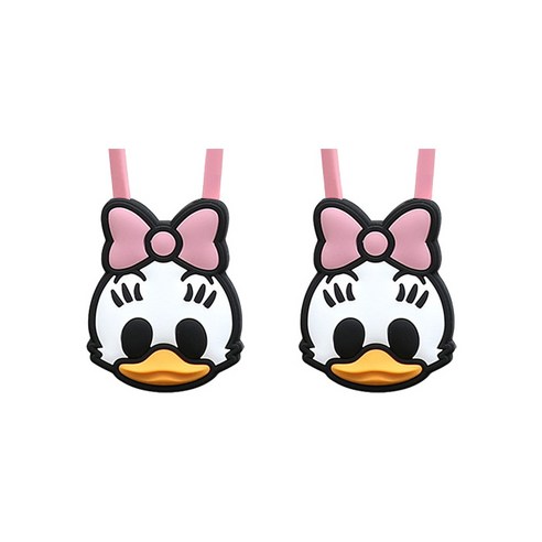 대한 핸드폰 목걸이 줄 캐릭터 타입, 오리(블랙핑크), 2개