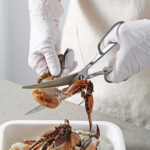 곡선형 주방가위의 혁명: 모다키친 고강도 올스텐 분리형 주방가위