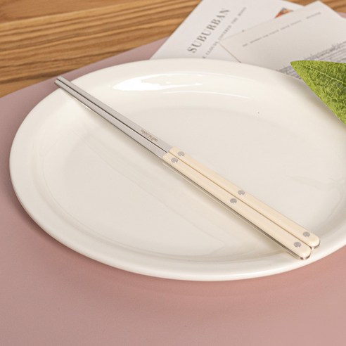 티니블랑 레브 한식 젓가락, 1개, 단품, 아이보리