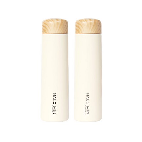 라임올리브 할로 보온보냉 텀블러 2p, 아이보리, 250ml, 2개