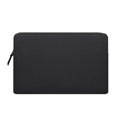BAGnBAGs 심플스타일 PU 노트북 파우치 BM3003, 블랙