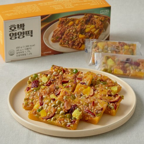 떡편 갓 만든 호박영양떡, 45g, 10개입, 1개