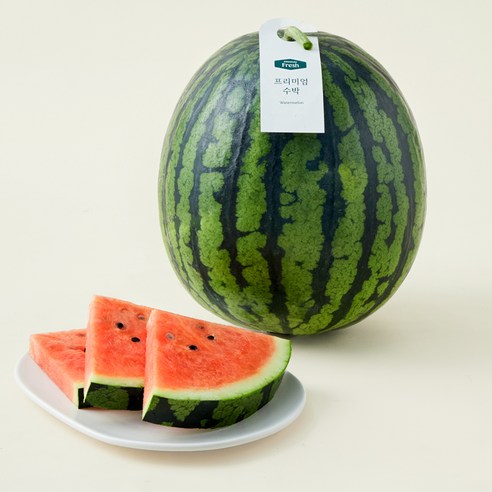 프리미엄 수박, 7kg 미만, 1개