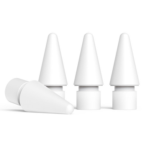 엘라고 애플펜슬 펜촉 펜슬 팁 1세대/2세대/USB C/Pro 호환, 화이트, 1개