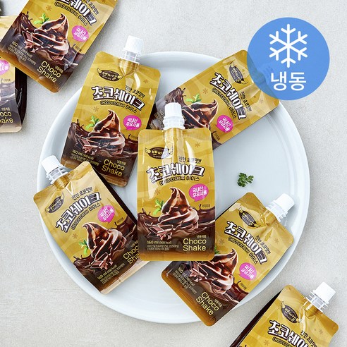 쁘띠엘 초코 쉐이크 (냉동), 1개, 12개입, 160ml
