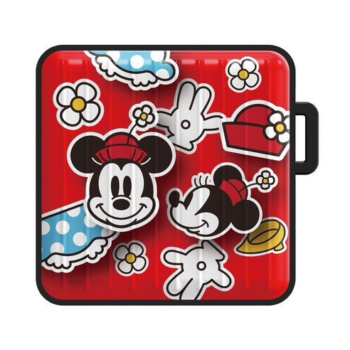 디즈니 스티커 아머 캐리어 버즈 2 / 버즈 프로 / 버즈라이브 케이스, 도날드 덕