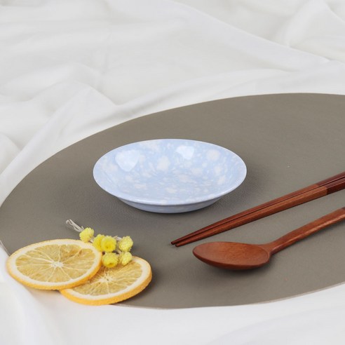 레트로 분식그릇 떡볶이 팝 삼총사 2호, BLUE, 10개