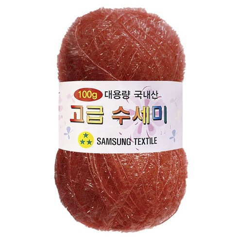 yarna 대용량 고급 수세미 100g, 182코랄브릭, 1개