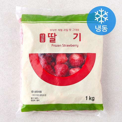 세미원 딸기 (냉동), 1kg, 1개