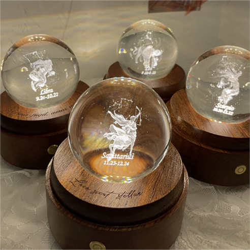 풀템 하울의움직이는성 OST 오르골 별자리 무드등