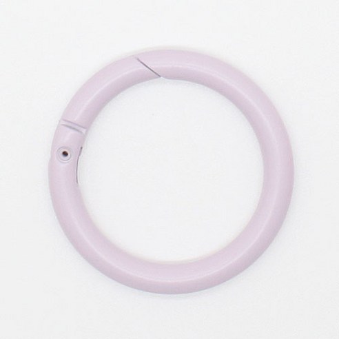동대문단추왕 컬러 원터치 오픈형 오링 30mm, 라이트퍼플, 2개