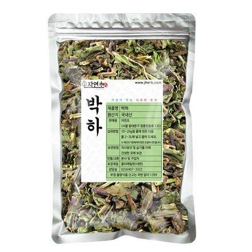 자연초 박하차, 100g, 1개