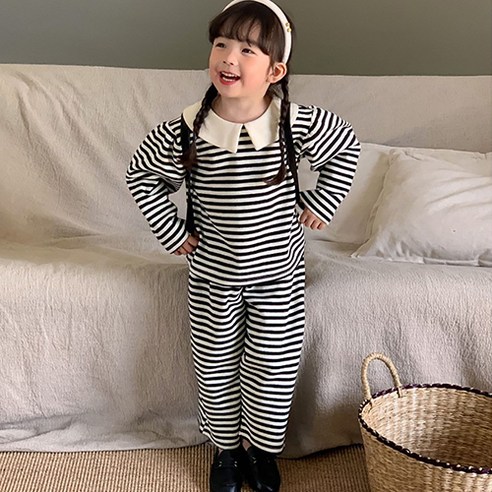 童裝時尚女孩服裝上下裝褲子套裝女孩女孩女孩衣服春秋季節
