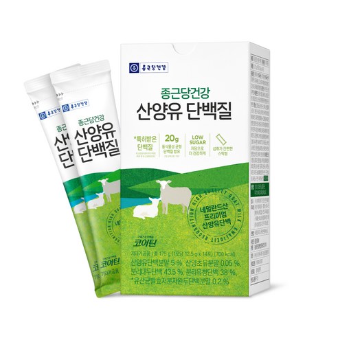 종근당건강 산양유 단백질 14p, 175g, 2개