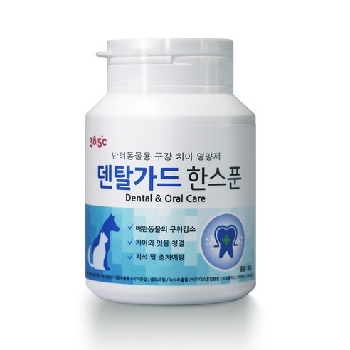 385도씨 반려동물 한스푼 영양제, 구강/치석관리, 60g, 1개