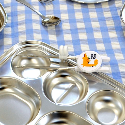 아이의 성장과 식탁 매너를 위한 현명한 선택, 쿨디노 아동용 젓가락 수저포크 세트