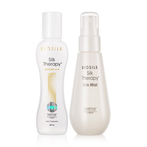 실크테라피 트리플S 에센스 60ml + 실크 미스트 60ml, 1세트