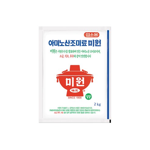 대상 아미노산 조미료 미원, 2kg, 1개