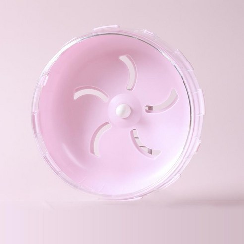 요런개 소동물 베이직 컬러 쳇바퀴 21.5cm, 핑크, 1개