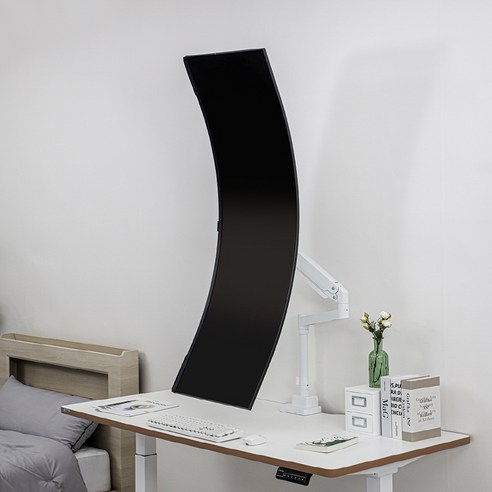 좁은 책상, 거북목 해결! 카멜마운트 모니터암으로 삶의 질 UP!