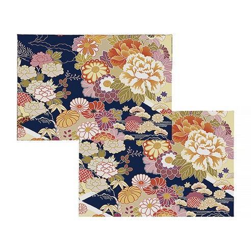 화려한 패턴 기본 테이블 매트 2p, 05, 45 x 45 x 0.3 cm
