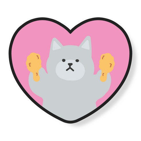 누아트 하트 스마트톡, 고양이 닭다리, 1개