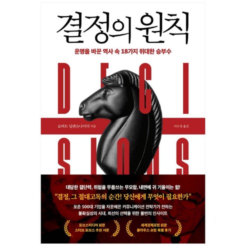 결정의 원칙:운명을 바꾼 역사 속 18가지 위대한 승부수, 인플루엔셜, 로버트 딜렌슈나이더 타이탄의도구들 Best Top5