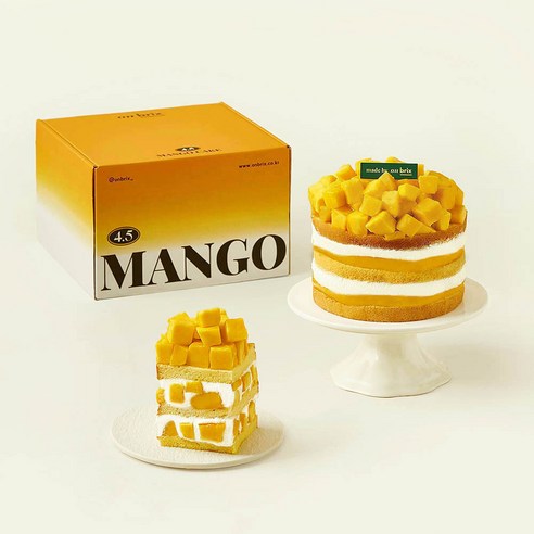 촉촉한 망고의 유혹, 온브릭스 망고 케이크로 특별한 하루를! 온브릭스