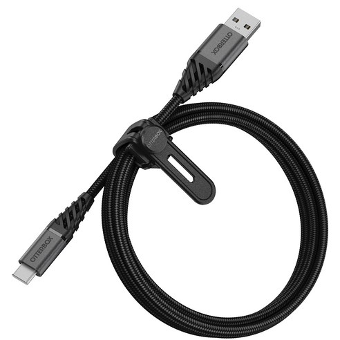 오터박스 프리미엄 USB-C타입 고속충전 케이블, 블랙, 1m