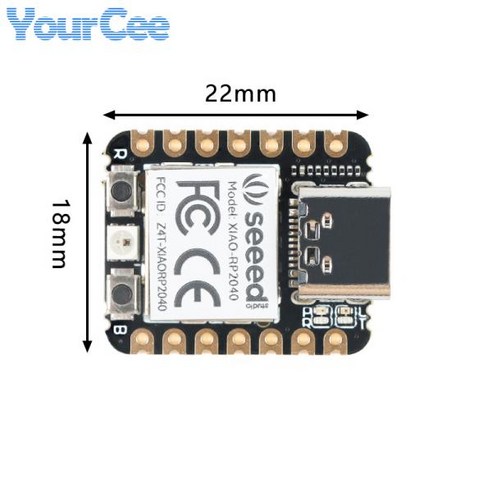 Seeeduino XIAO RP2040: 작고 강력한 아두이노 호환 마이크로컨트롤러
