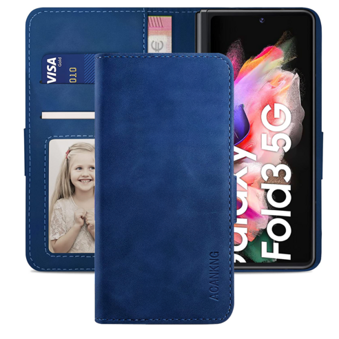 삼성 갤럭시 z폴드4 5G 지갑형 카드수납 다이어리 휴대폰리 케이스 galaxy z fold 4 Leather wallet case 적용