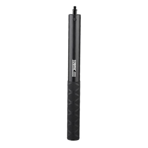 AFBEST STARTRC 알루미늄 합금 보이지 않는 셀카 스틱 1.1M Insta360 ONE X2/ONE X/EVO 카메라(28cm-110cm)에 적합, 검정