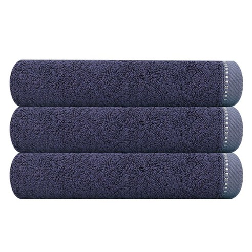 송월타월 라베나 뱀부 200g, 다크블루, 3개