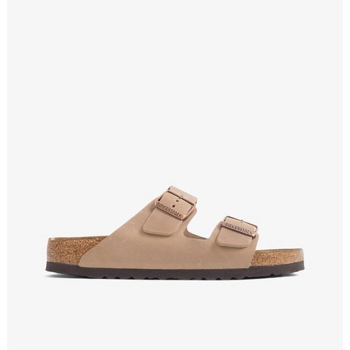 Birkenstock 버켄스탁 애리조나 네로우 핏 뮬 타바코 브라운