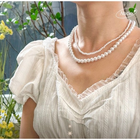 고급스럽고 세련된 elegantissime Pearls 진주목 목걸이로 화려함과 우아함을 표현해보세요.