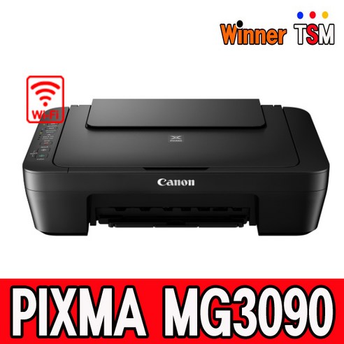 프린터  캐논 PIXMA MG3090 (잉크 미포함제품) / 자가AS 및 기기교체용 / 잉크장착후 정상출력 스캔가능, 블랙, 캐논 MG3090 (잉크 미포함/기계본체만)