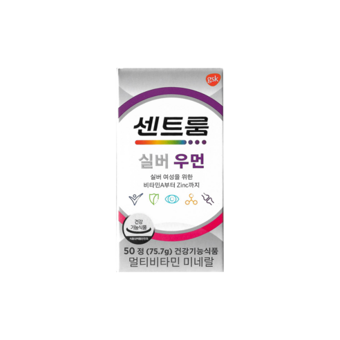 센트룸 실버 우먼 멀티비타민 미네랄 75.7g, 50정, 1개