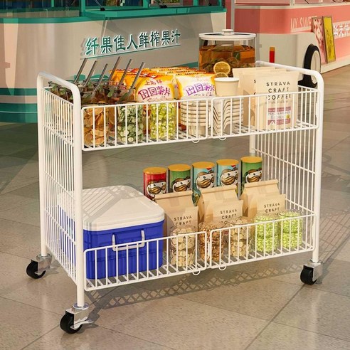 효율적인 공간 활용과 세련된 디자인, 접이식 철망 매대 가판대 가판대