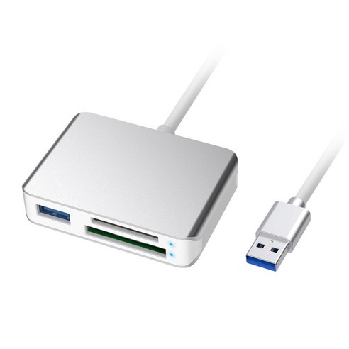 USB3.0 멀티 카드 리더 플러그 ＆ USB-C에 의해 구동되는 Play XQD/SD/TF HOT SWAP, USB