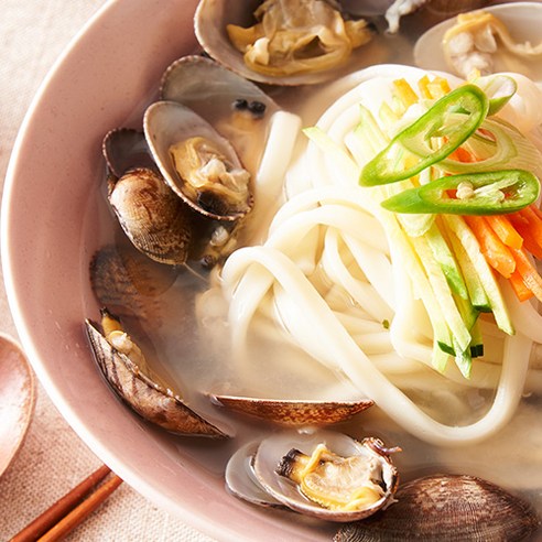 남해에서 선별된 신선하고 맛있는 왕바지락